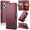 CASEME Litchi Texture Book Wallet Klapphülle
