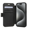Guess 4G Big Metal Logo Book Wallet Klapphülle für Apple iPhone 15 - Grau 3