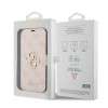 Guess 4G Big Metal Logo Book Wallet Klapphülle für Apple iPhone 15 - Rosa 6