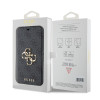 Guess 4G Big Metal Logo Book Wallet Klapphülle für Apple iPhone 15 Pro - Grau 6
