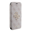 Guess 4G Big Metal Logo Book Wallet Klapphülle für Apple iPhone 15 Pro - Rosa 3