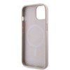 Guess 4G Printed Stripes Hard Case Back Cover Hülle mit MagSafe für Apple iPhone 15 - Rosa 4