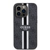 Guess 4G Printed Stripes Hard Case Back Cover Hülle mit MagSafe für Apple iPhone 15 Pro - Schwarz 1