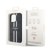 Guess 4G Printed Stripes Hard Case Back Cover Hülle mit MagSafe für Apple iPhone 15 Pro Max - Schwarz 5