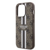 Guess 4G Printed Stripes Hard Case Back Cover Hülle mit MagSafe für Apple iPhone 15 Pro Max - Braun 3
