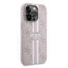Guess 4G Printed Stripes Hard Case Back Cover Hülle mit MagSafe für Apple iPhone 15 Pro Max - Rosa 2