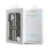 Guess 4G Printed Stripes Hard Case Back Cover Hülle mit MagSafe für Apple iPhone 16 - Braun 6