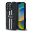 Guess 4G Printed Stripes Hard Case Back Cover Hülle mit MagSafe für Apple iPhone 16 Pro Max - Schwarz 0