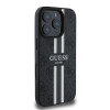 Guess 4G Printed Stripes Hard Case Back Cover Hülle mit MagSafe für Apple iPhone 16 Pro Max - Schwarz 3