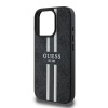 Guess 4G Printed Stripes Hard Case Back Cover Hülle mit MagSafe für Apple iPhone 16 Pro Max - Schwarz 4