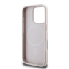 Guess 4G Printed Stripes Hard Case Back Cover Hülle mit MagSafe für Apple iPhone 16 Pro - Rosa 5