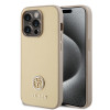 Guess 4G Strass Metal Logo Hard Case Back Cover Hülle für Apple iPhone 15 Pro Max - Gold 0
