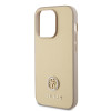 Guess 4G Strass Metal Logo Hard Case Back Cover Hülle für Apple iPhone 15 Pro Max - Gold 3