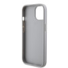 Guess 4G Strass Metal Logo Hard Case Back Cover Hülle für Apple iPhone 15 - Silber 5
