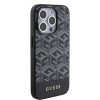 Guess GCube Stripes Hard Case Back Cover Hülle mit MagSafe für Apple iPhone 15 Pro - Schwarz 2