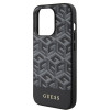 Guess GCube Stripes Hard Case Back Cover Hülle mit MagSafe für Apple iPhone 15 Pro - Schwarz 3