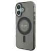 Guess IML Rhinestones Back Cover Hülle mit MagSafe für Apple iPhone 16 Plus - Schwarz 2