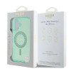 Guess IML Rhinestones Back Cover Hülle mit MagSafe für Apple iPhone 16 Plus - Grün 6