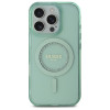 Guess IML Rhinestones Back Cover Hülle mit MagSafe für Apple iPhone 16 Pro Max - Grün 1
