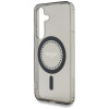 Guess IML Rhinestones Back Cover Hülle mit MagSafe für Samsung Galaxy S25 - Schwarz 5