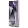 Guess IML Rhinestones Back Cover Hülle mit MagSafe für Samsung Galaxy S25 Ultra - Rosa 3