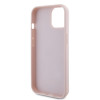 Guess Quilted Puffed Metal Logo Back Cover Hülle für Apple iPhone 15 - Rosa 4