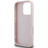 Guess Quilted Puffed Metal Logo Back Cover Hülle für Apple iPhone 16 Pro - Rosa 5