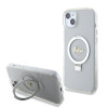 Guess Ring Stand Script Glitter Back Cover Hülle mit MagSafe für Apple iPhone 15 Plus - Transparent 0