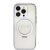 Guess Ring Stand Script Glitter Back Cover Hülle mit MagSafe für Apple iPhone 15 Pro - Transparent 2