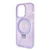 Guess Ring Stand Script Glitter Back Cover Hülle mit MagSafe für Apple iPhone 15 Pro Max - Lila 4