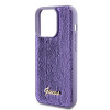 Guess Sequin Script Metal Back Cover Hülle für Apple iPhone 15 Pro Max - Lila 3