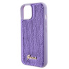 Guess Sequin Script Metal Back Cover Hülle für Apple iPhone 15 - Lila 3
