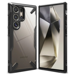 Ringke Fusion X Back Cover Hülle für Samsung Galaxy S24 Ultra - Schwarz