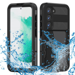 Shellbox Wasserdichte IP68 Hülle für Samsung Galaxy S23 - Schwarz