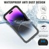 Shellbox Wasserdichte IP68 Hülle mit MagSafe für Apple iPhone 14 Pro Max - Schwarz 2