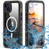 Shellbox Wasserdichte IP68 Hülle mit MagSafe für Apple iPhone 15 Plus - Schwarz 0