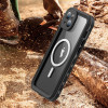 Shellbox Wasserdichte IP68 Hülle mit MagSafe für Apple iPhone 15 Plus - Schwarz 3