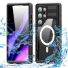 Shellbox Wasserdichte IP68 Hülle mit MagSafe für Samsung Galaxy S24 Ultra - Schwarz 0