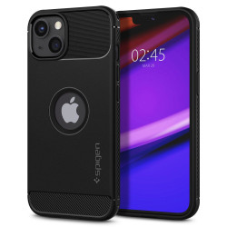 Spigen Rugged Armor Back Cover Hülle für Apple iPhone 13 - Schwarz