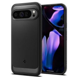 Spigen Rugged Armor Back Cover Hülle für Google Pixel 9 Pro XL - Schwarz