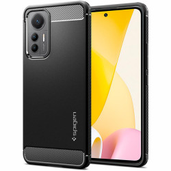 Spigen Rugged Armor Back Cover Hülle für Xiaomi 12 Lite - Schwarz