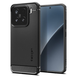 Spigen Rugged Armor Back Cover Hülle für Xiaomi 15 - Schwarz