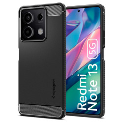 Spigen Rugged Armor Back Cover Hülle für Xiaomi Redmi Note 13 5G - Schwarz