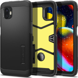 Spigen Tough Armor Back Cover Hülle für Samsung Galaxy Xcover 6 Pro - Schwarz