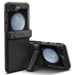Spigen Tough Armor Pro Back Cover Hülle für Samsung Galaxy Z Flip 5 - Schwarz