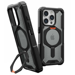 UAG Plasma XTE Kickstand Back Cover Hülle mit MagSafe für Apple iPhone 15 Pro Max - Orange/Schwarz