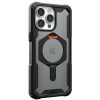 UAG Plasma XTE Kickstand Back Cover Hülle mit MagSafe für Apple iPhone 15 Pro - Orange/Schwarz 2