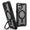 UAG Plasma XTE Kickstand Back Cover Hülle mit MagSafe für Apple iPhone 16 - Orange/Schwarz 0