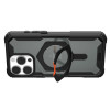 UAG Plasma XTE Kickstand Back Cover Hülle mit MagSafe für Apple iPhone 16 Pro Max - Orange/Schwarz 3