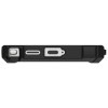 UAG Plasma XTE Kickstand Back Cover Hülle mit MagSafe für Samsung Galaxy S25 Ultra - Transparent/Schwarz 3